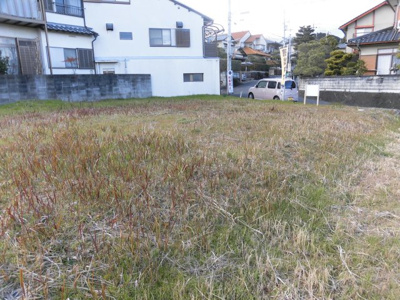 【外観】 | 大津市朝日1丁目9　売土地 | 敷地内から北側道路方向