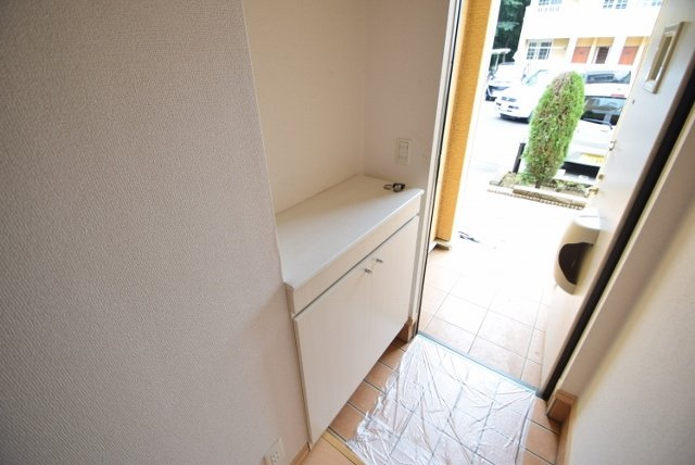 リアン21の玄関|下駄箱完備