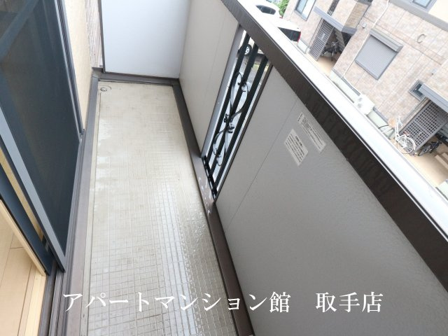 パサージュA棟のバルコニー