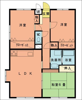 【間取り】 | ビューテラス那珂川 