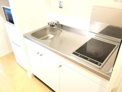 【キッチン】 | ソラレガーロ上北沢 | 電気コンロ２口