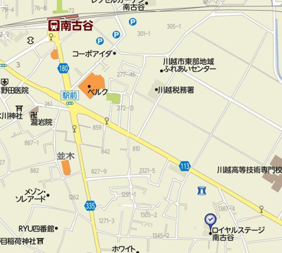 【地図】 | ロイヤルステージ南古谷