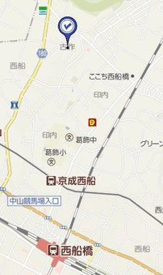 【地図】 | 西船橋ロイヤルハイツ参番館