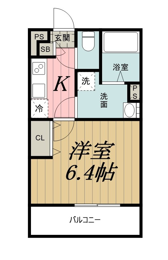 リブリ・道場北の間取り