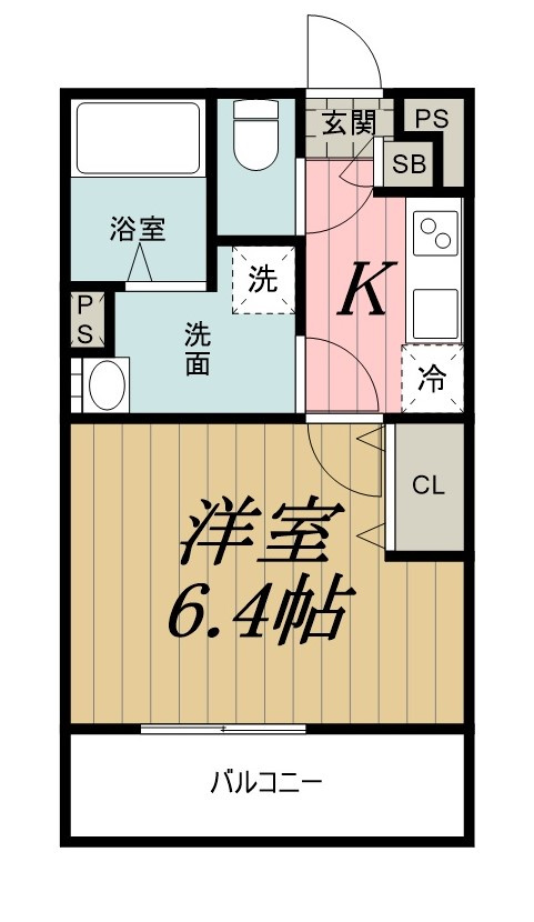 リブリ・道場北の間取り