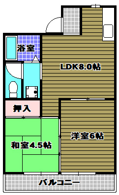 パークサイド寺池台の間取り