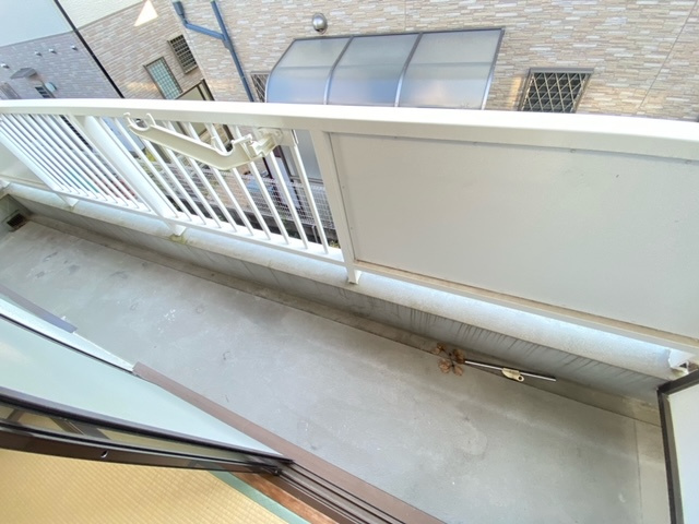 パークサイド寺池台のバルコニー