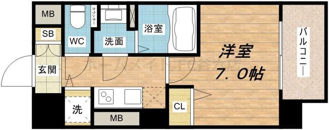 【間取り】 | セイワパレス玉造駅前