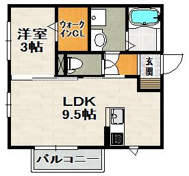 シェノワめふの間取り