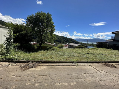 【外観】 | 下諏訪町社 売地⑧ | 外観＋接道