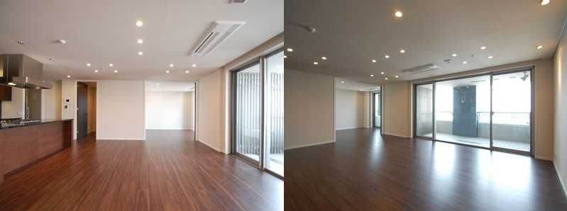 千代田区三番町の賃貸マンションの居間・リビング