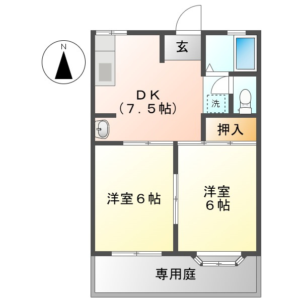 メゾンレオＡの間取り