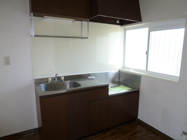 メゾンレオＡのキッチン|ガスコンロ設置可