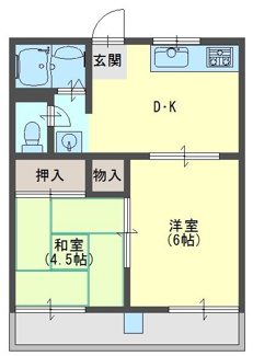 【間取り】 | 大神ハイツ