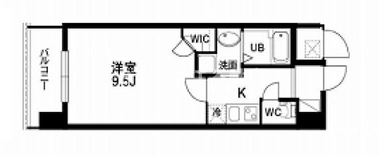 クラウンハイム北心斎橋フラワーコート　BRAVI不動産の間取り|【クラウンハイム北心斎橋フラワーコート】間取り