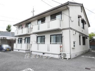 広島市安佐北区口田南１丁目のアパートの外観|窓が多く明るい２階角部屋です