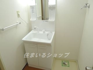 広島市安佐北区口田南１丁目のアパートの洗面所|シャンプードレッサー
