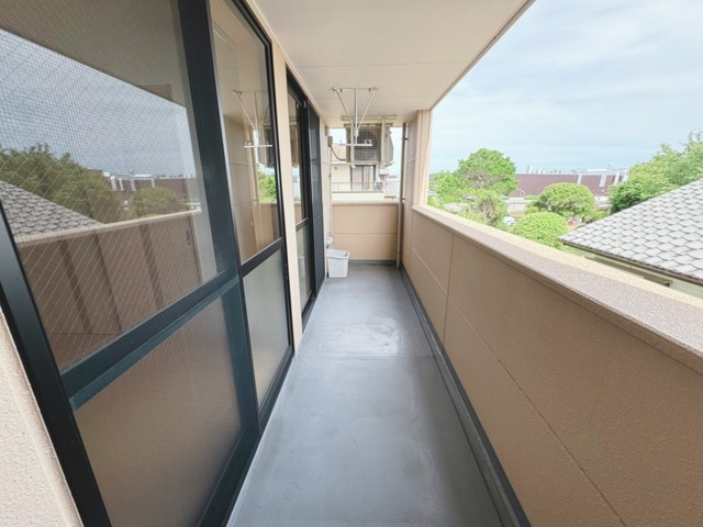 メゾンガイアのバルコニー