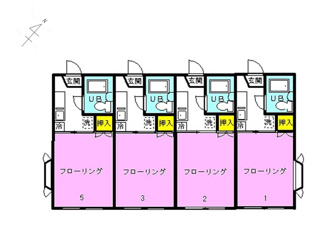 【間取り】 | グランデュール吉野Ⅰ | コンパクトで生活しやすい１Kです