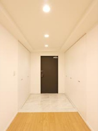 港区六本木３丁目の賃貸マンションの玄関