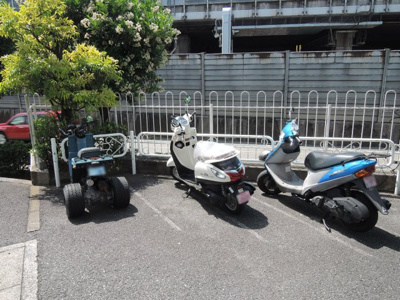 【その他共用部分】 | コスモ武蔵新城 | バイク置場