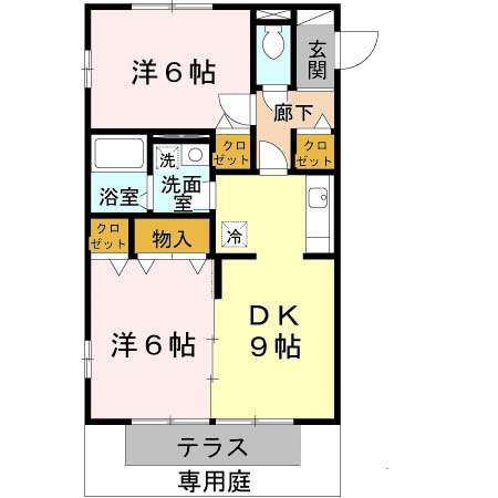 プチグリーンの間取り