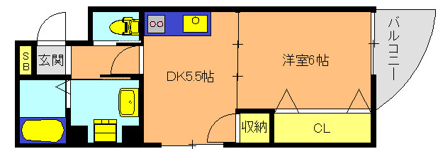 ブルーラグーンの間取り