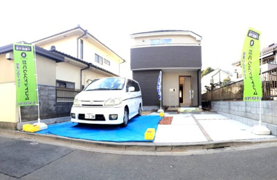 【前面道路含む現地写真】 | さいたま市緑区三室　土地広々58坪の新築分譲住宅全1棟
