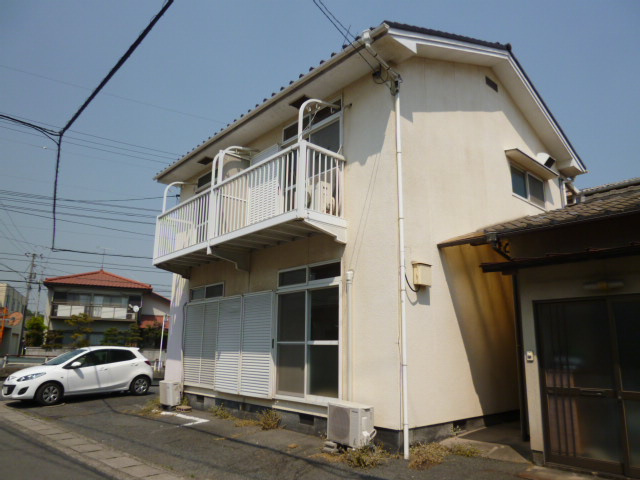 倉敷市二日市のアパートの外観