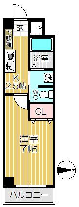 【間取り】 | maison de chou chou 立花　(メゾンドシュシュタチバナ)