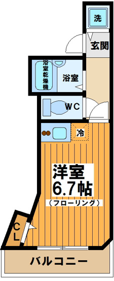 【間取り】 | フェニックス笹塚弐番館