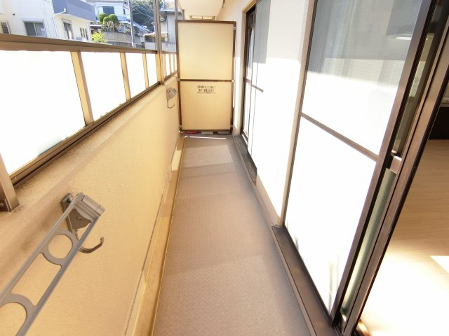 グミヒルズのバルコニー