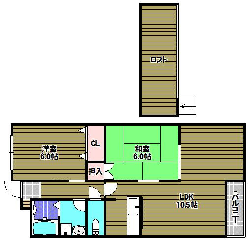 アデューウエダの間取り