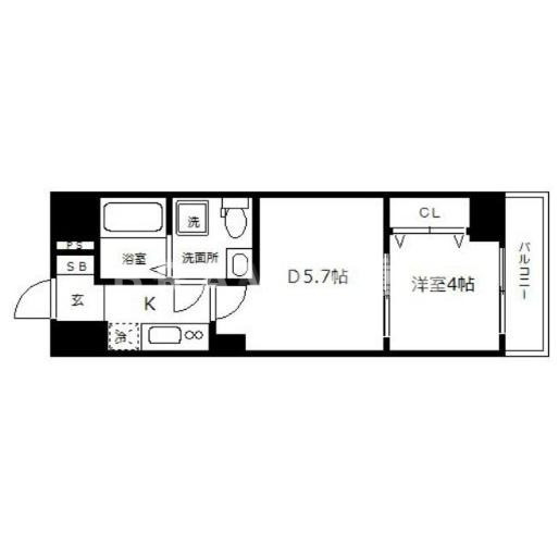 ミュプレ北浜EAST(旧名称SEST北浜) BRAVI不動産の間取り|【SEST北浜】間取り