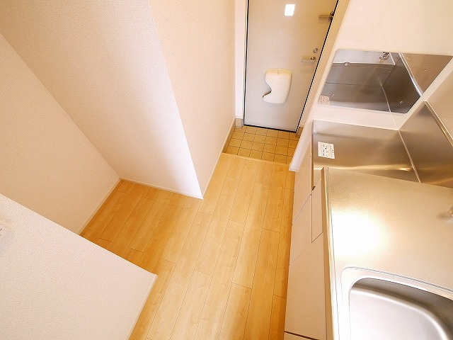 カルム　ドミールの玄関