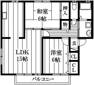 【間取り】 | ビクトリアコートA