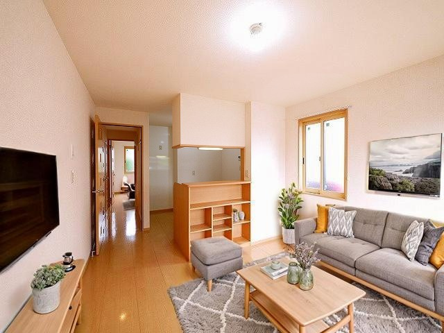 ラフィーネ　メゾンの居間・リビング|CGで家具等を配置したもので家具等は含まれません