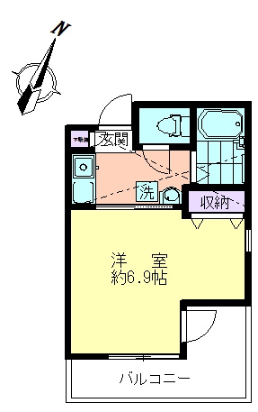 ラビングパレス西武柳沢の間取り