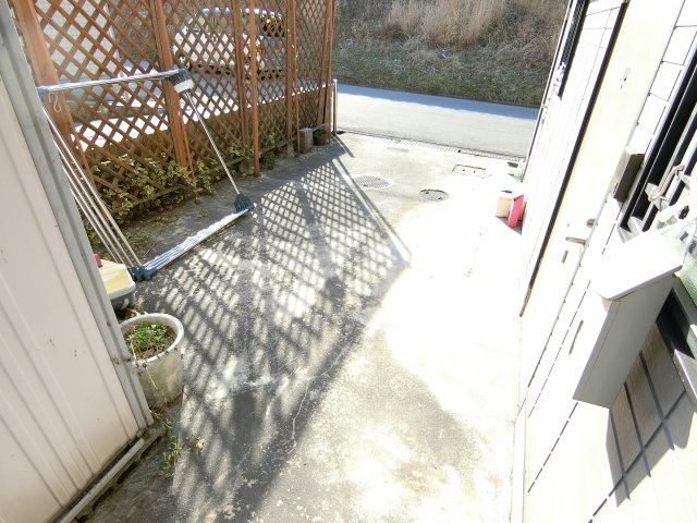 酒井ハイツのバルコニー