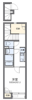 【居間・リビング】 | グランツ藤２４ | 家具家電付き（壁の採光窓は角部屋のみ）