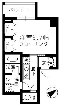 【間取り】 | ベルドミール目黒