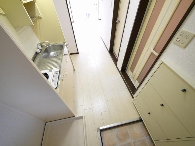 岩村ハイツの玄関|落ち着いた玄関です