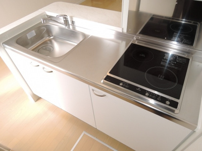 【キッチン】 | レオネクストクラムⅡ | ☆ＩＨコンロ１口＆ラジエントヒーター１口付☆