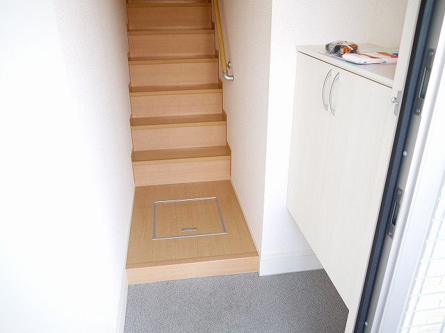 メゾンｅコート　Ａ棟の玄関|玄関です