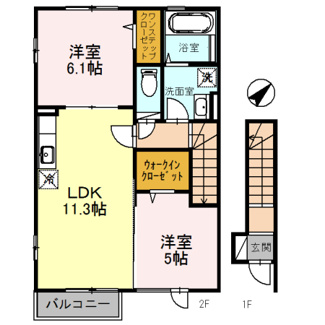 【間取り】 | メゾン・二田