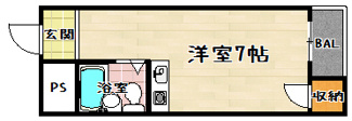 【間取り】 | メゾンオリエント | 反転タイプあり