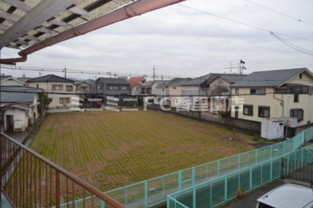 出口４丁目貸家の展望|西側のバルコニーからの景色