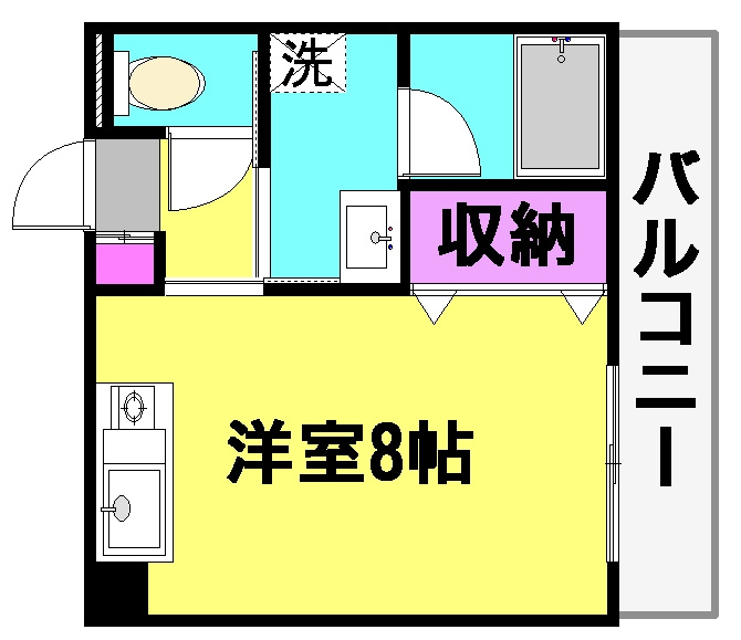 レジデンスパルコの間取り