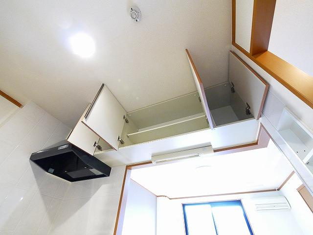 トウケンコーポ桜井南のキッチン|収納のためのスペースです