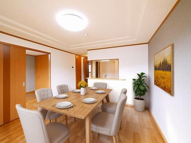 トウケンコーポ桜井南の居間・リビング|CGで家具等を配置したもので家具等は含まれません